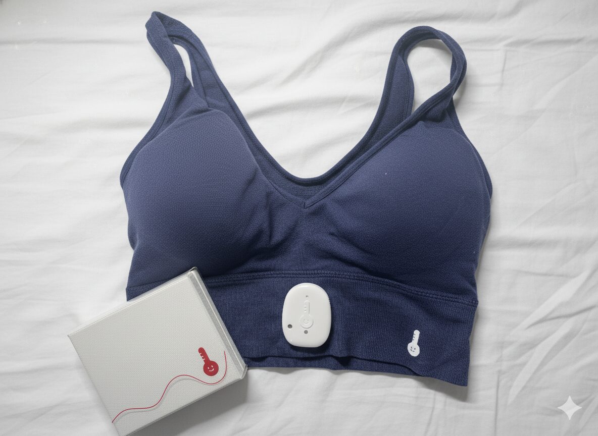わたしの温度®デバイスと専用ナイトブラ